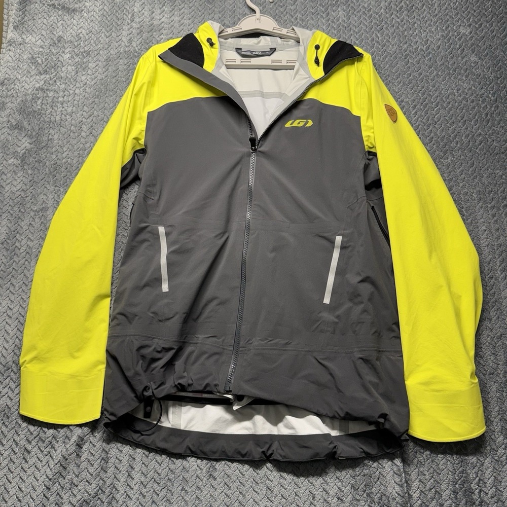 Louis Garneau LG Men 4 Seasons Hoodie Jacket Large Windproof Waterproof Cycling